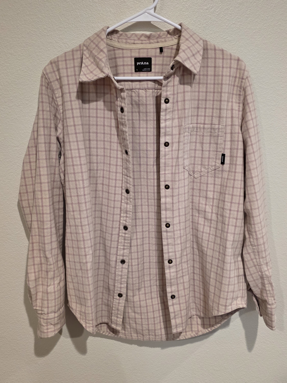 Prana Women's Plaid Button-Down Shirt